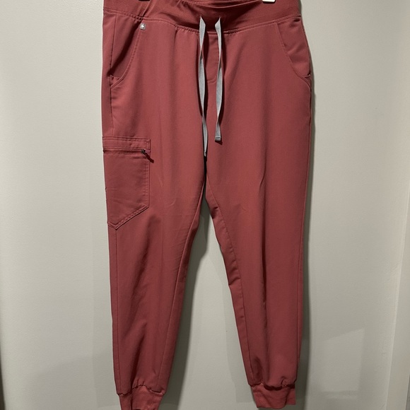 Figs Pants - Figs Mauve Pink Zamora Joggers - Size Large